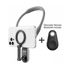 GENERICO - Soporte Cuello Magnético TELESIN Para Celular Manos Libres POV Vlog