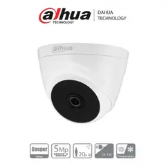 DAHUA - Cámara de Seguridad DH-HAC-T1A21N-A Domo 1080p con Audio para Dvr