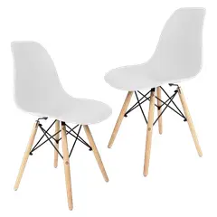 GENERICO - Silla De Comedor Roma Moderna Con Patas De Madera