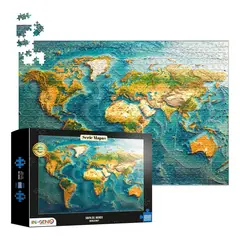 INGENIO - Rompecabezas 1000 Piezas Mapa del Mundo
