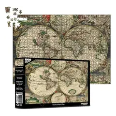 INGENIO - Rompecabezas 1000 Piezas Mapa Náutico del Mundo
