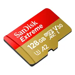 SANDISK - Memoria Micro Sd 128gb Extreme U3 V30 A2 4k 190mb/s