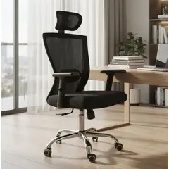 GENERICO - Silla Gerencial Shanghai Negra Ergonomica