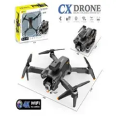 GENERICO - Mini Dron Plegable CX Drone con Cámara HD 4K, WiFi FPV y Sensor de Obstáculos