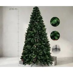 BRITOCHET - Árbol de Navidad Tradicional 240 cm Base Metálica ZM240