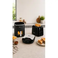 KAINOS - COMBO KA-CMB589CO - FREIDORA 5LT + SANDWICHERA + TOSTADOR -