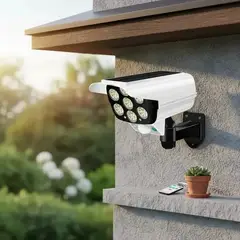 CHINA - Lámpara Panel Solar Luz Led Seguridad Tipo Camara Control