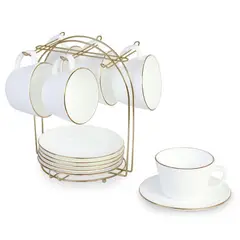 HOME ELEMENTS - Juego de Te con Rack Vitroceramica