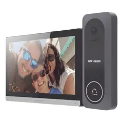 HIKVISION - Kit Videoportero Hibrido Pantalla Lcd Llamada A App Interior