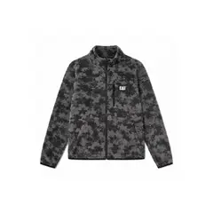 CAT - Buzo Hombre Microfleece Full Zip Gris
