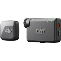 DJI - Mic Mini (1 TX + 1 RX), micrófono inalámbrico para cámara, Android, iPhone con puerto tipo USB-C