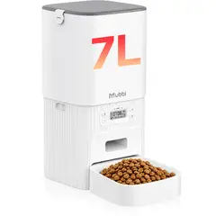 GENERICO - Comedero Dispensador Automático 7L Programable Perros Gatos