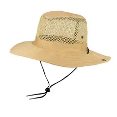 GENERICO - Sombrero Pescador Transpirable con Protección Solar para Exterior Color Beige