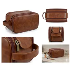 INNOVA - Bolso Organizador De Viaje Tipo Neceser Color Café