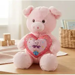 INFANTILES CAJUROMIX - Peluche De Cerdito Rosado Suave Y Adorable 40 Cm