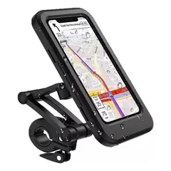 GENERICO - Soporte Celular Moto y Bici M3 Estuche Impermeable 360°