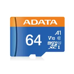 ADATA - MEMORIA MICRO SD 64GB CON ADAPATADOR CLASS10