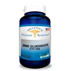 MILLENIUM NATURAL SYSTEM - Zinc Gluconate 120 mg x 100 Softgels Natural System