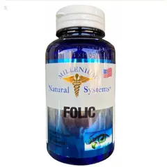 NATURAL SYSTEM - Ácido Fólico 400mcg 100 Softgels Natural Systems
