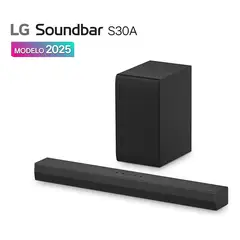 LG - Soundbar Barra De Sonido S30a 140w 2.1 Canales
