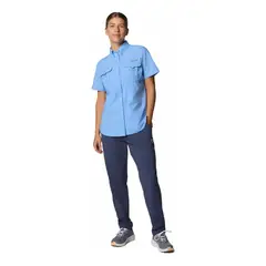 COLUMBIA - Camisa Mujer Bahama Ii Ss Blanco