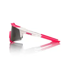 100 - Gafas 100% Speedcraft Rosado Blanco Puddy Lente Humo