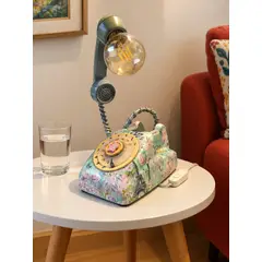 POR EJEMPLO DISEÑO Y DECORACION - Lampara Led París y Bicicleta Vintage