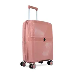 EXPLORA MALETAS - Maleta de Viaje Rigida para Cabina Horizonte Rosa -10 kg