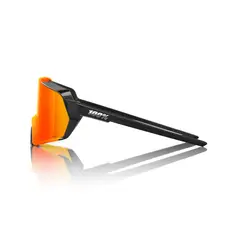 100 - Gafas 100% Korbin Negro Metalico Lente Hiper Rojo Espejo