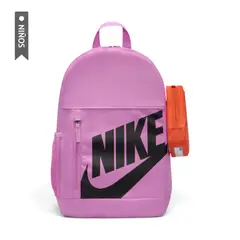 NIKE - Morral Elemental 20L Niño-Violeta/Naranja