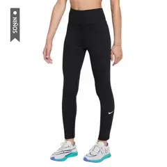 NIKE - Leggings One Niña-Negro