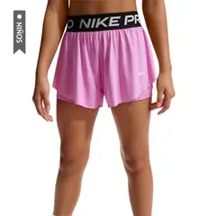 NIKE - Short Pro Niña-Rosado