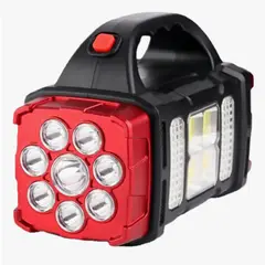 GENERICO - Linterna Solar De Mano Led Portatil Recargable Solar Y Usb Luces 25000lm Alcance 30m