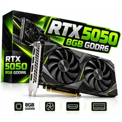 NVIDIA - Tarjeta Gráfica RTX 5050 8GB GDDR6 – Alto Rendimiento para Gaming y Diseño