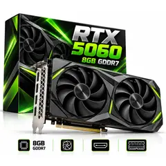 NVIDIA - Tarjeta Gráfica RTX 5060 8GB GDDR7 – Alto Rendimiento para Gaming y Diseño