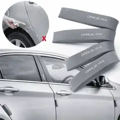 GENERICO - Protectores Antigolpes Adhesivos De Espuma Para Puertas De Vehículo x 4 Unidades Color Gris