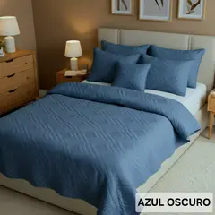 MAJESTIC IMPERIAL - Cubrecama (edredón) Para Cama Semidoble(120), Majestic 5 Piezas