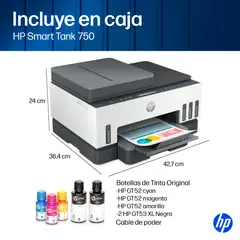 HP - Impresora Multifuncional Smart Tank 750