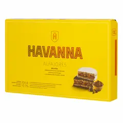 HAVANA CLUB - Alfajores Havanna Caja x6 Chocolate y Dulce de Leche