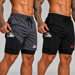 RIPPLE FT - X2 Pantalonetas con Licra Corta 3 Bolsillos Original Ripple