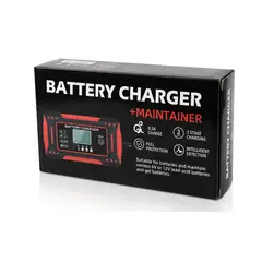 GENERICO - Cargador y Mantenedor Inteligente de Baterías de 6V y 12V (8.5A)