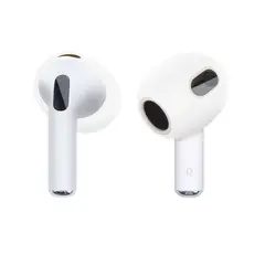 GENERICO - Fundas Protectoras De Silicona Para Audífonos Tipo AirPods Par Blanco
