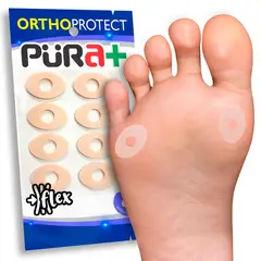 PURA - Protectores Circulares para Callos 8 Unidades Pura+