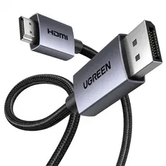 UGREEN - Cable De Displayport A Hdmi 4k 1080p, de 2m