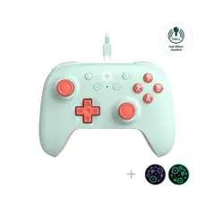 8BITDO - Control Ultimate 2C Hall Effect L4 R4 Turbo Gamer Verde Mint