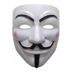 GENERICO - 10 Mascara Anonymus V Venganza Disfraz