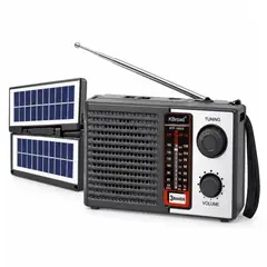 GENERICO - Radio solar portatil KTF-1652S bluetooth multibanda