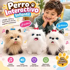 GENERICO - Peluche Interactivo Control Correa Juguete Didactico Perritos