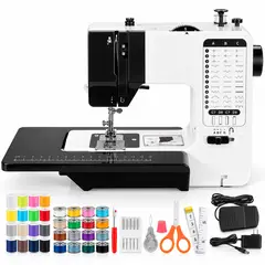 ONE PIXEL - Maquina De Coser Electrica 38 Puntadas Con Pedal Y Accesorios