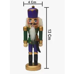 GENERICO - Muñecos Cascanueces De 13cm En Madera X 6 Unidades Multicolor